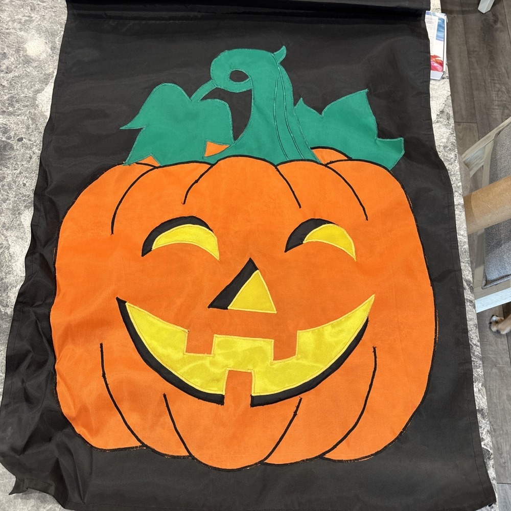 New Halloween Pumpkin Outdoor Flag 28.5"x 39.25"